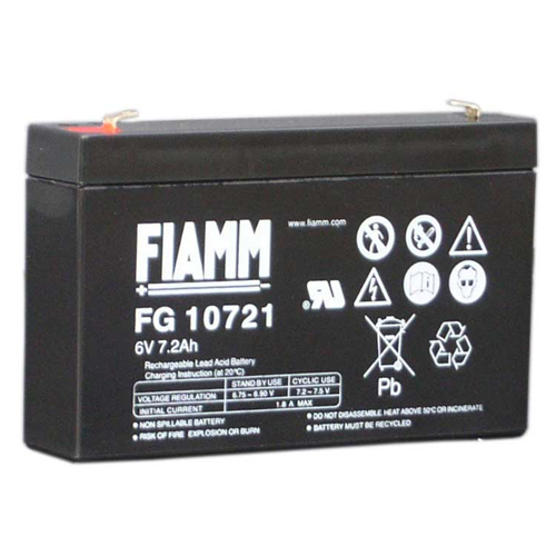 Lead Battery 6v 7.2 Ah Fiamm