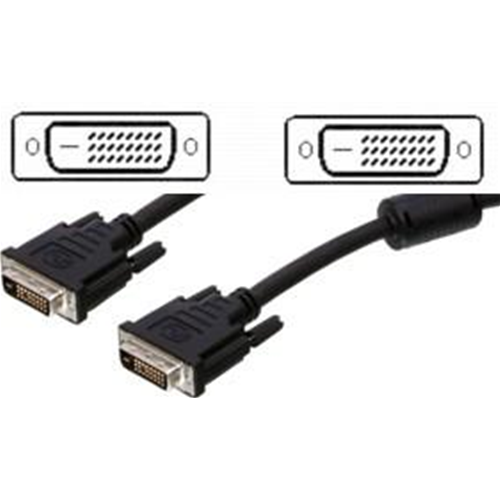 Monitor cable with DVI-D M/M Dual Link Ferriti 10 MT