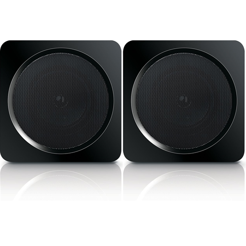 Passive speakers in pairs of 50W universal black bulk color