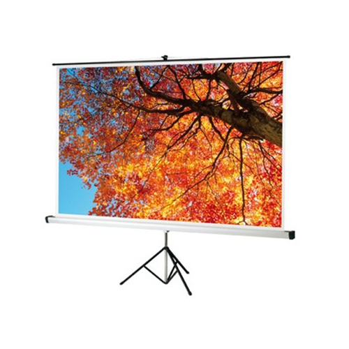 Spring projection panel 155x155cm with tripod