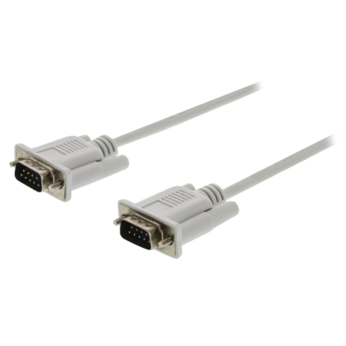 D-Sub serial cable 9 pin male-9 pins d-Sub male 2.00 m ivory
