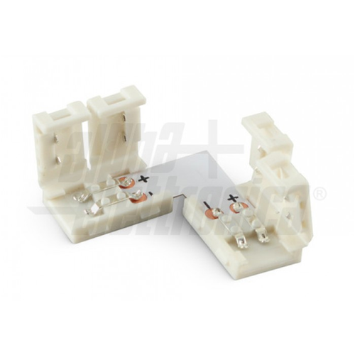 Double connector for LED strip 10mm 1pz angled 90 °
