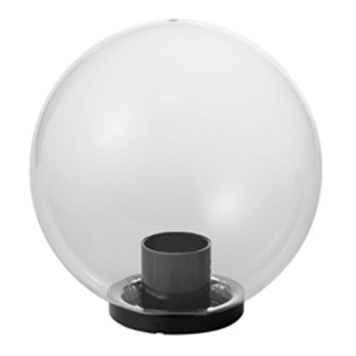 Sphere in transparent acrylic lamp holder e27 fixing Ø60mm ball diameter Ø300mm