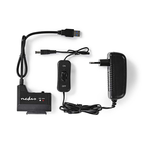Adattatore Disco Rigido | USB 3.0 | SATA | Universale | con adattatore di alimentazione