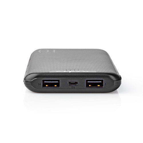 PowerBank | 10,000 mAh | 3x output 3.0 / 2.1 / 1.0 a | USB-C ™ / Micro USB input | Black