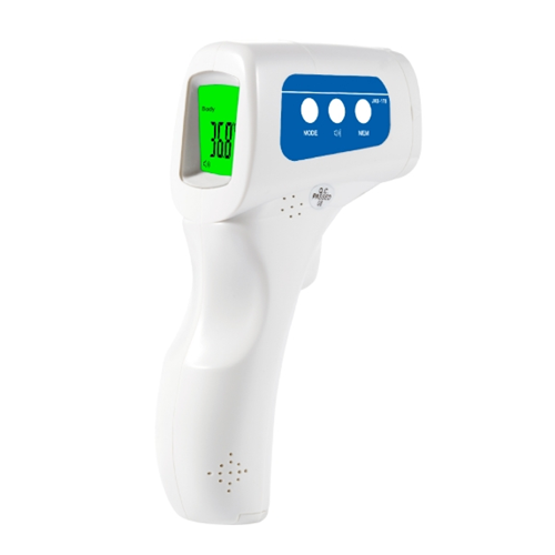 IR thermometer for body temperature and surfaces 3 modalities