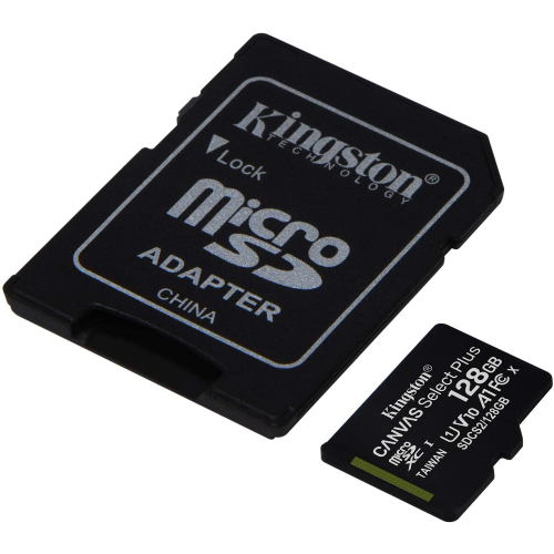 SDCS2-128GBMICRO SD HC 128 GB 100MB/S + ADATTATORE classe 10 A1 FULL  HDKINGSTONESDCS2/128GBHOME