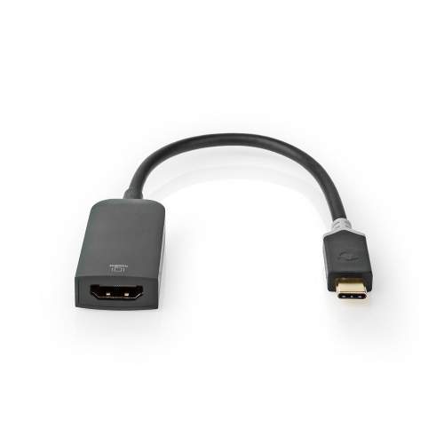 Cavo Adattatore USB-C™ Nedis | Maschio Type-C™-Uscita HDMI™ | 0,2 m | Antracite