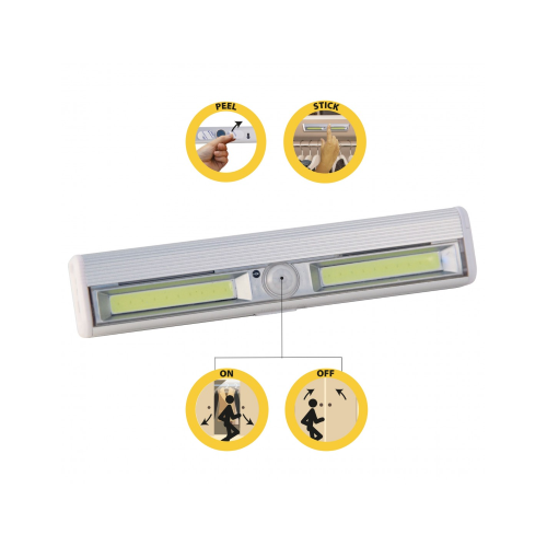 LED COB ceiling light with battery movement detector