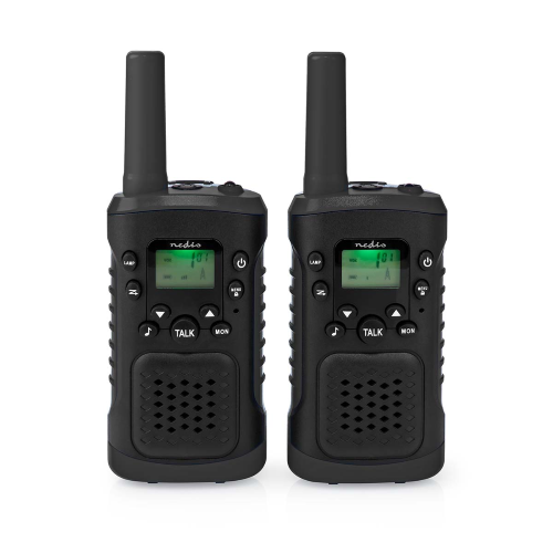 59317Walkie-Talkie set | 2 laptops | Up to 6 km | Frequency channels: 8 |  PTT / VOX | Up to 3 hours | Headphones output | 2 headphones |  BlackNedisWLTK0610BKBEST PRICE SHIPPING 7GG.